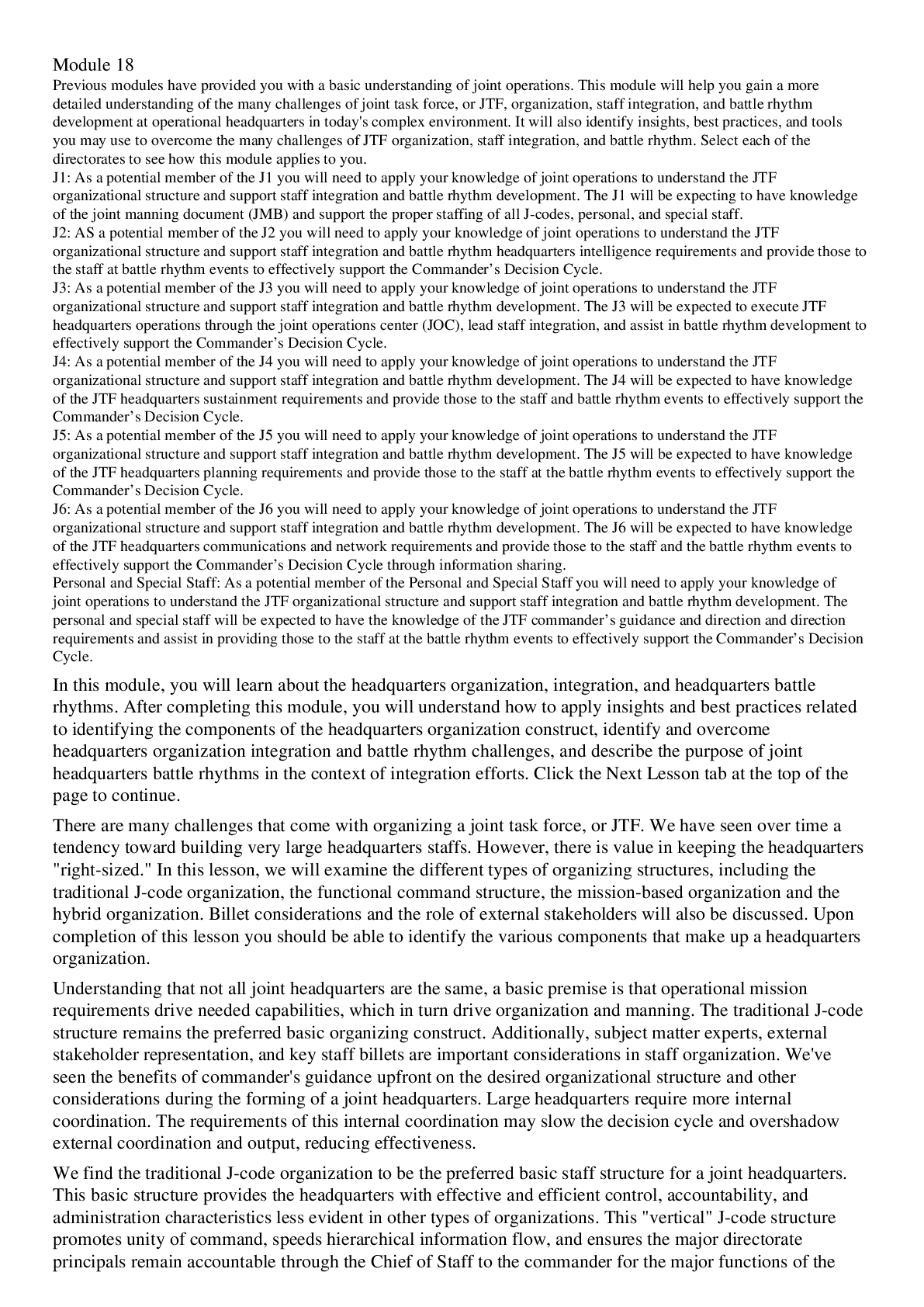 Preview image of SEJPME I Module 18 document